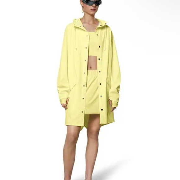 Rains Straw A Line Rain Jacket Size XS - Picture 1 of 6